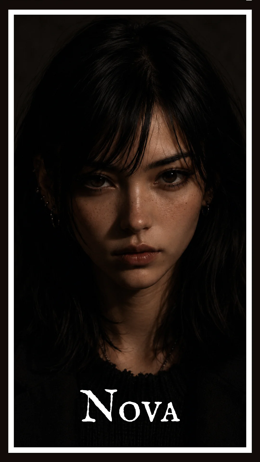 Portrait card of Nova, bassist and keyboardist of Beverly Yards